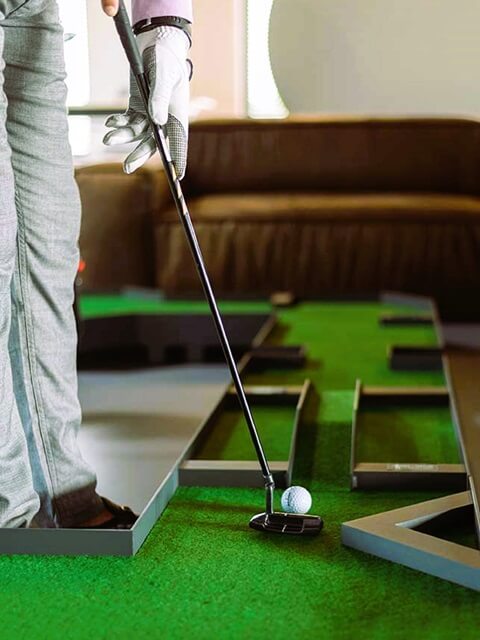 how to play portable mini golf
