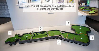 Mini Golf Course For Sale, Size: COMPACT (MINI); Outdoor, Indoor Mini Golf