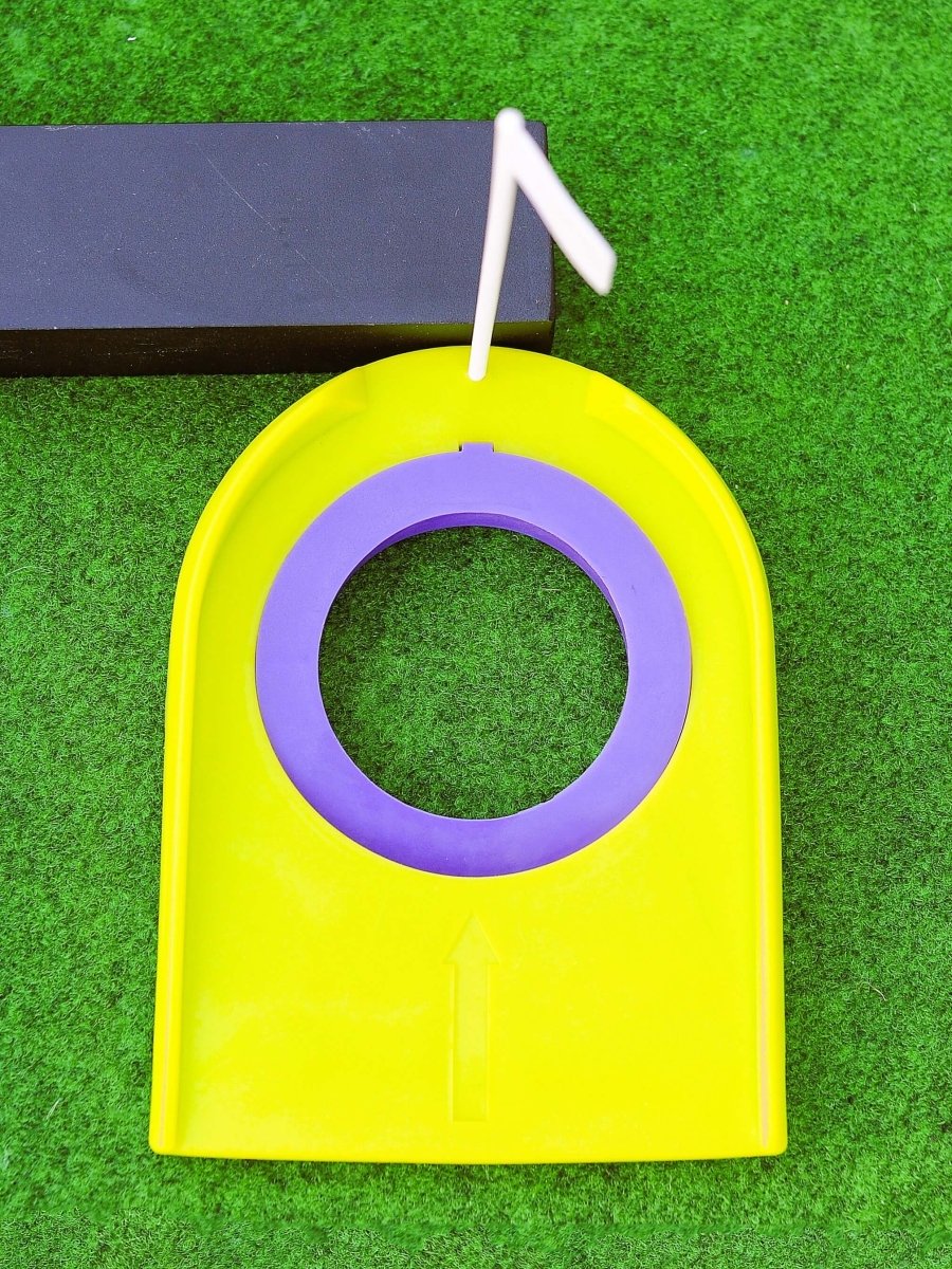 Mini Golf Ball Hole Obstacle (Yellow)
